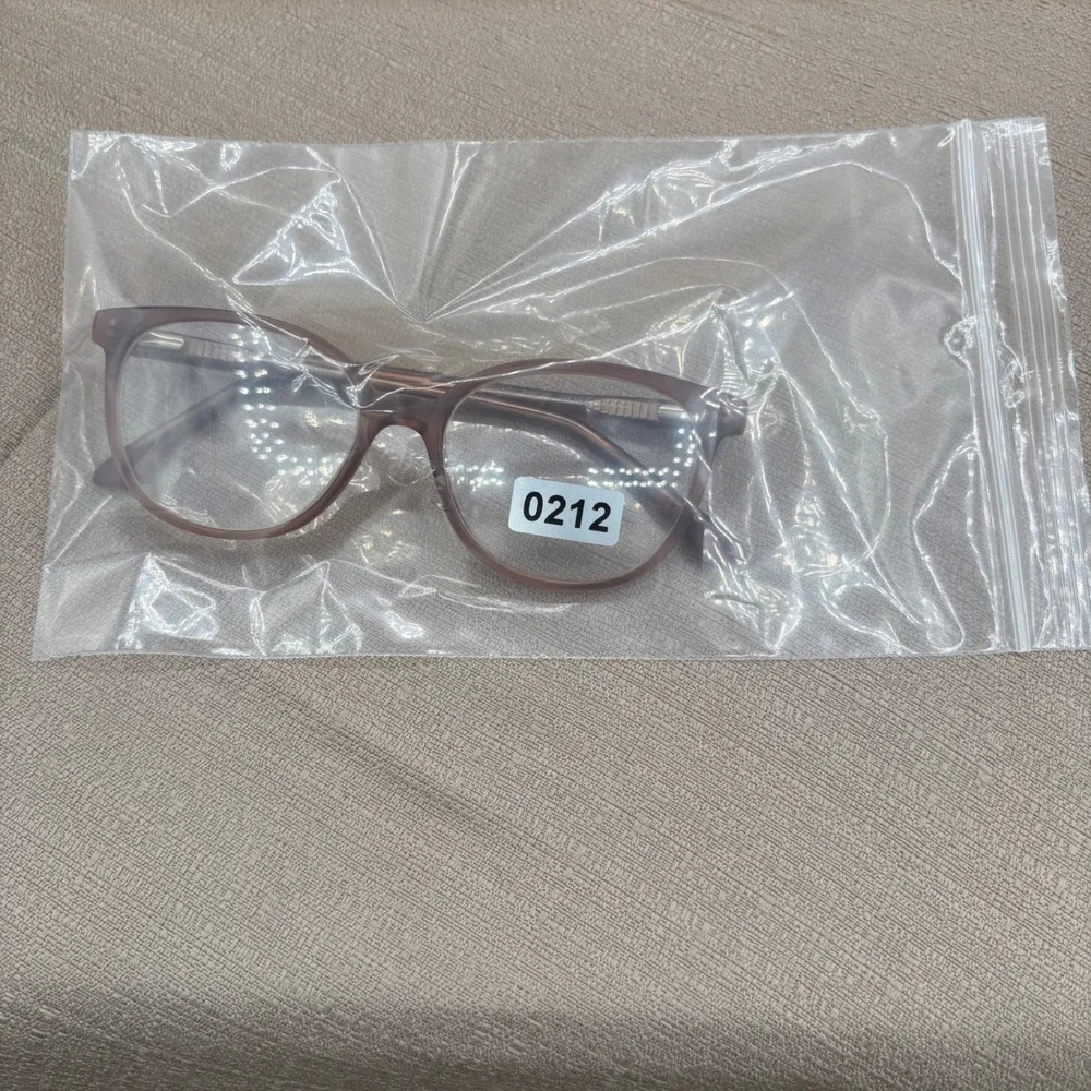 Enhance Rose Eyeglass Frames Women Medium Mauve Pink Excellent Dark Academia